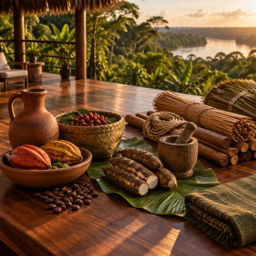 Refined rainforest stays in the Colombian Amazon rainforest