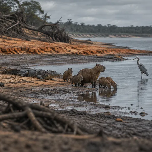 Dry-Season Wildlife in the Amazon: Why October's Shrinking Waters Bring Animals Into View