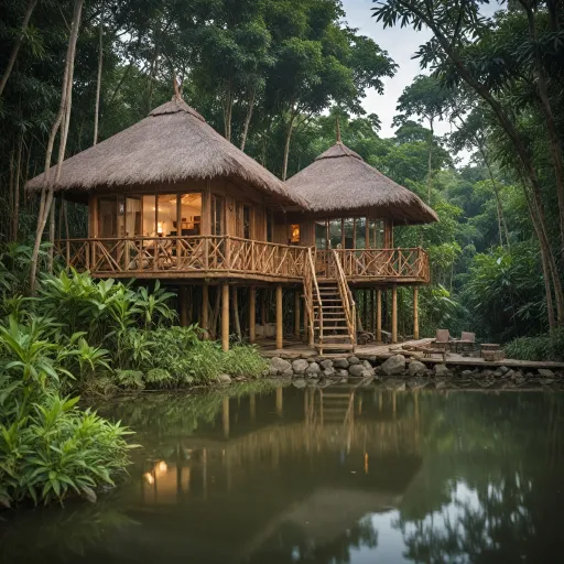 Eco-luxury concepts for premium hotel booking in the Amazon Rainforest