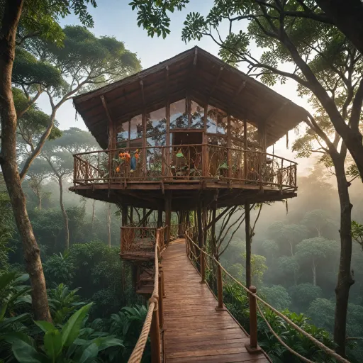 Treehouse lodge Peru: elevated rainforest luxury above the Amazon canopy